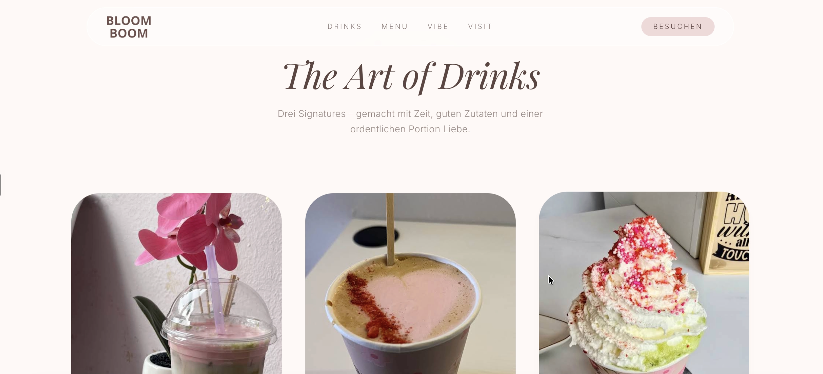 Bloom Boom — Web Design